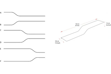SHELF F - Powder coated steel wall shelf by VIDAME EDITIONS - view 3